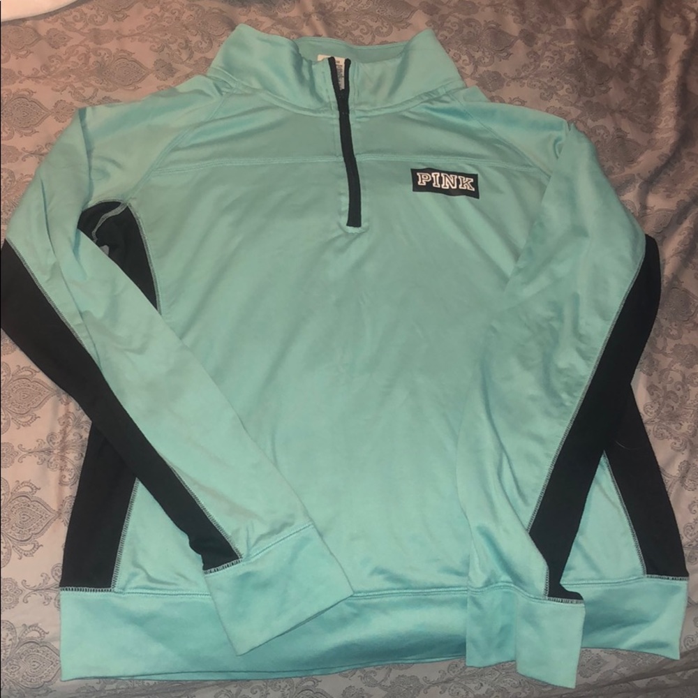 PINK pullover hoodie with zipper